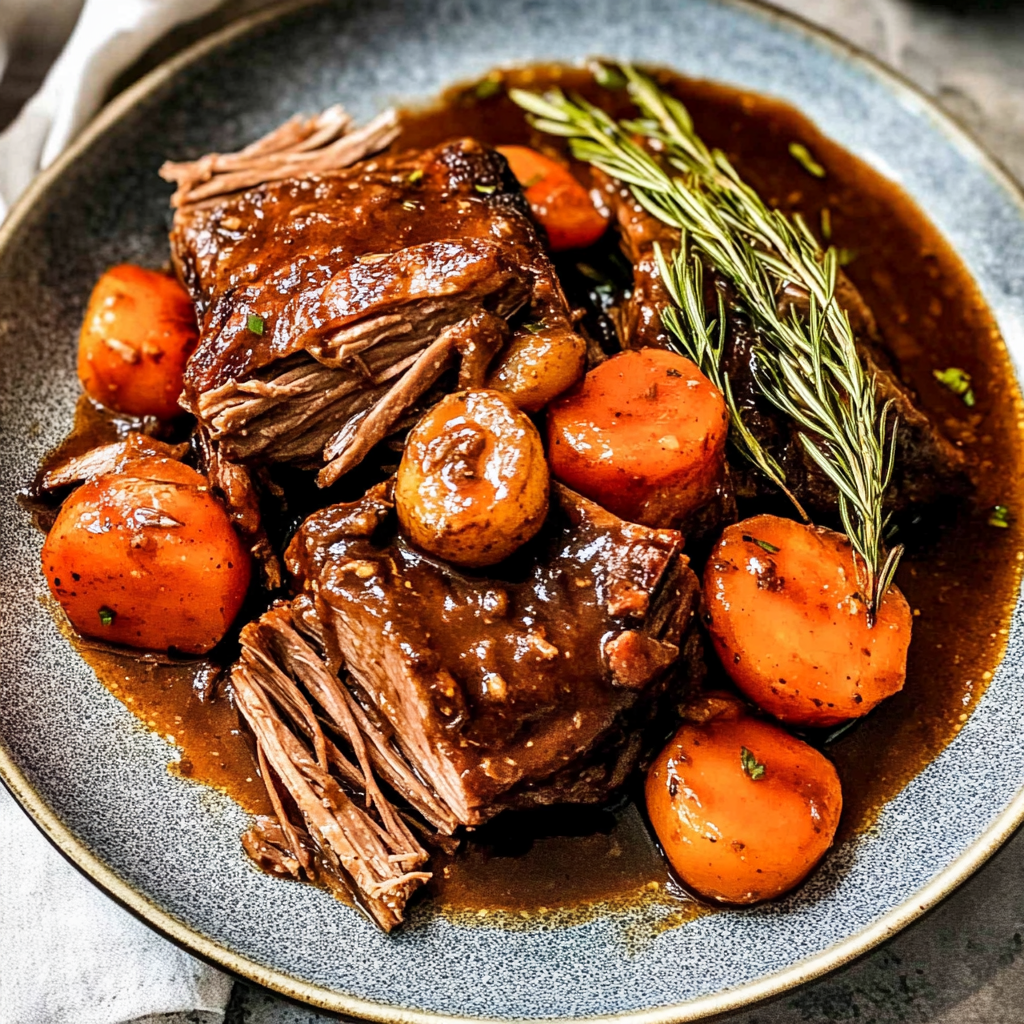 Recipe preparation for pot roast instant pot
