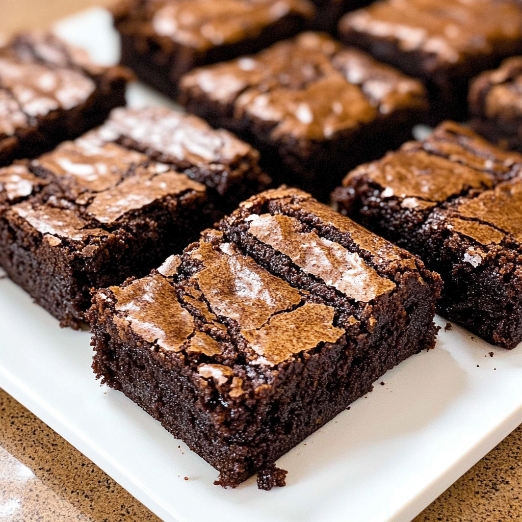 Recipe preparation for fudge brownies