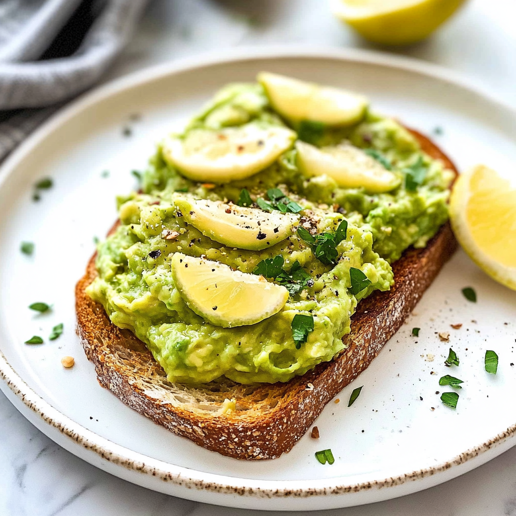 Recipe preparation for avocado toast recipe