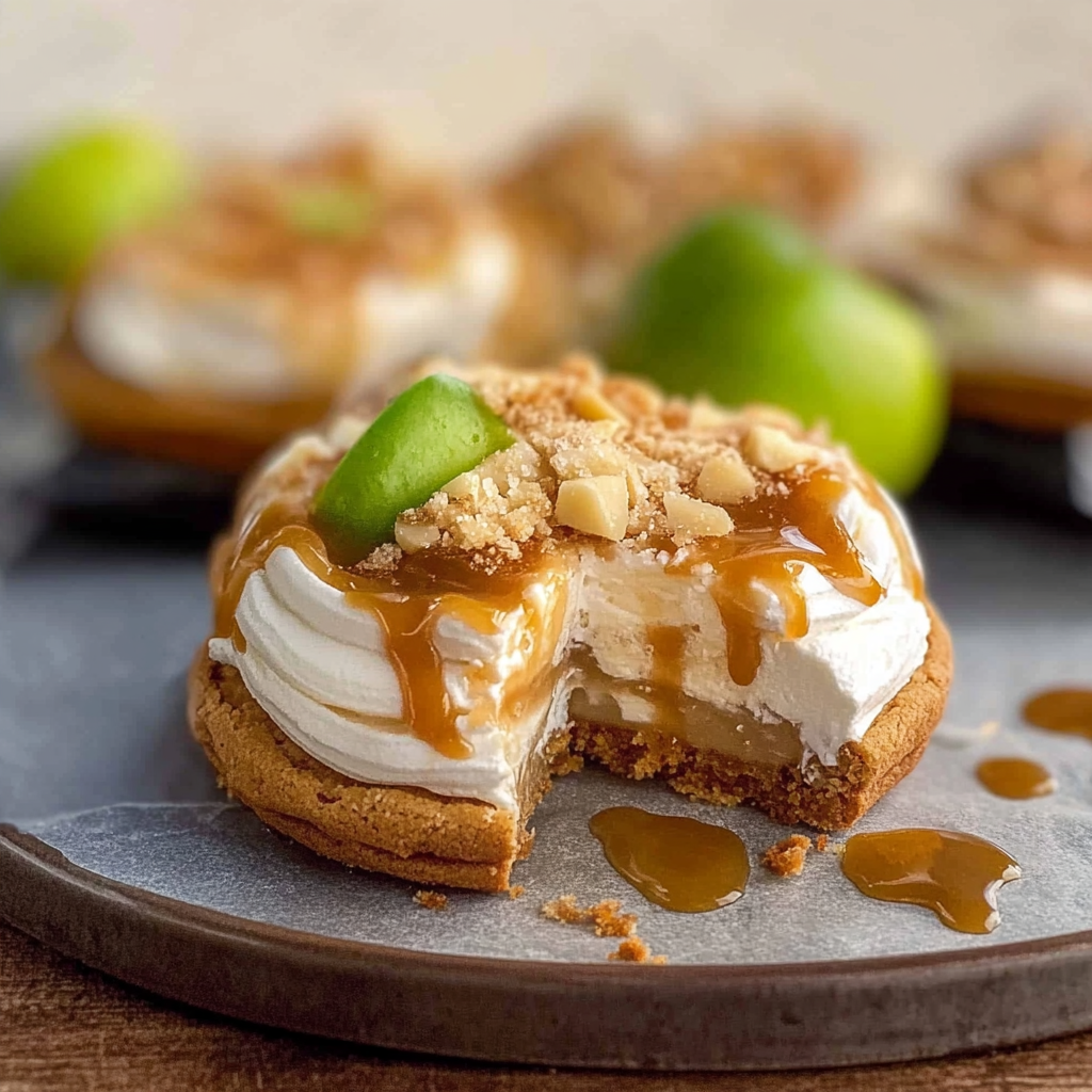 Recipe preparation for caramel apple cookies