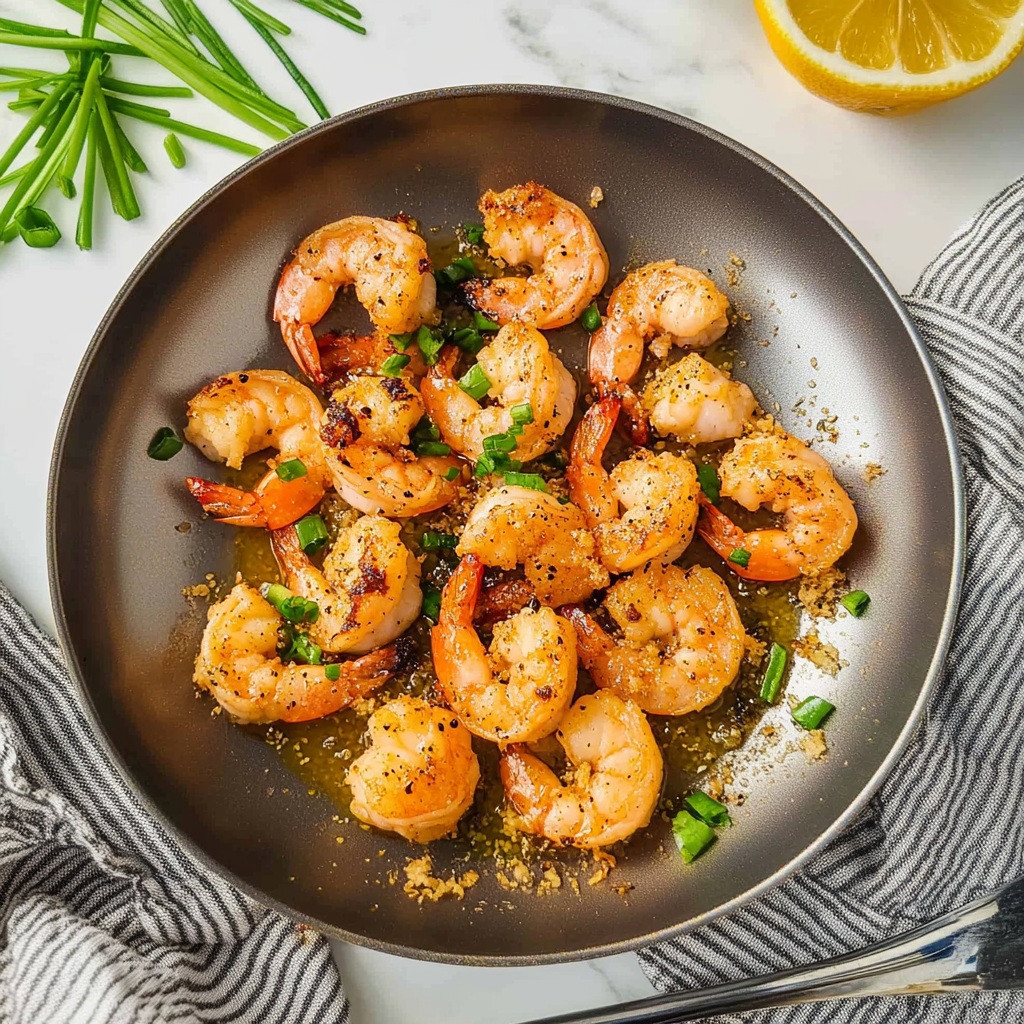 Recipe preparation for salt and pepper shrimp