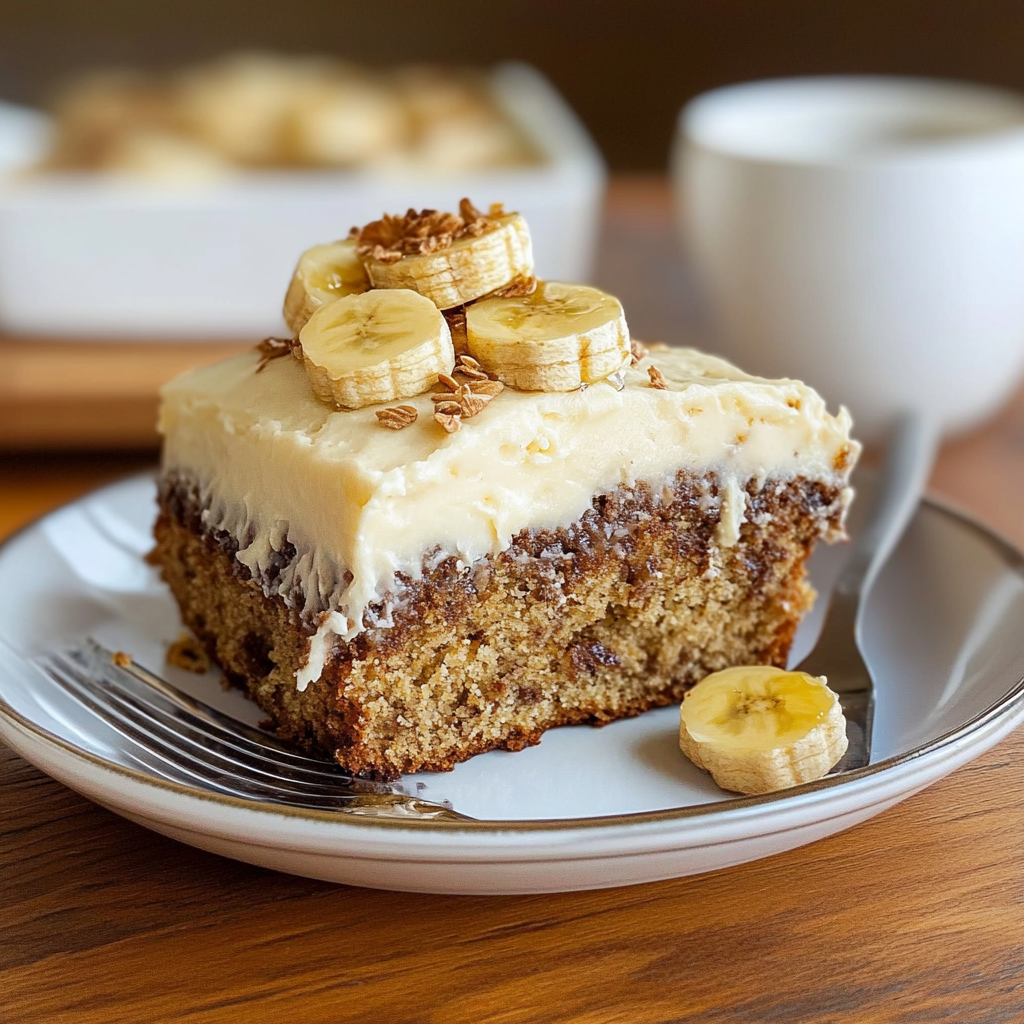 Recipe preparation for banana cake recipe