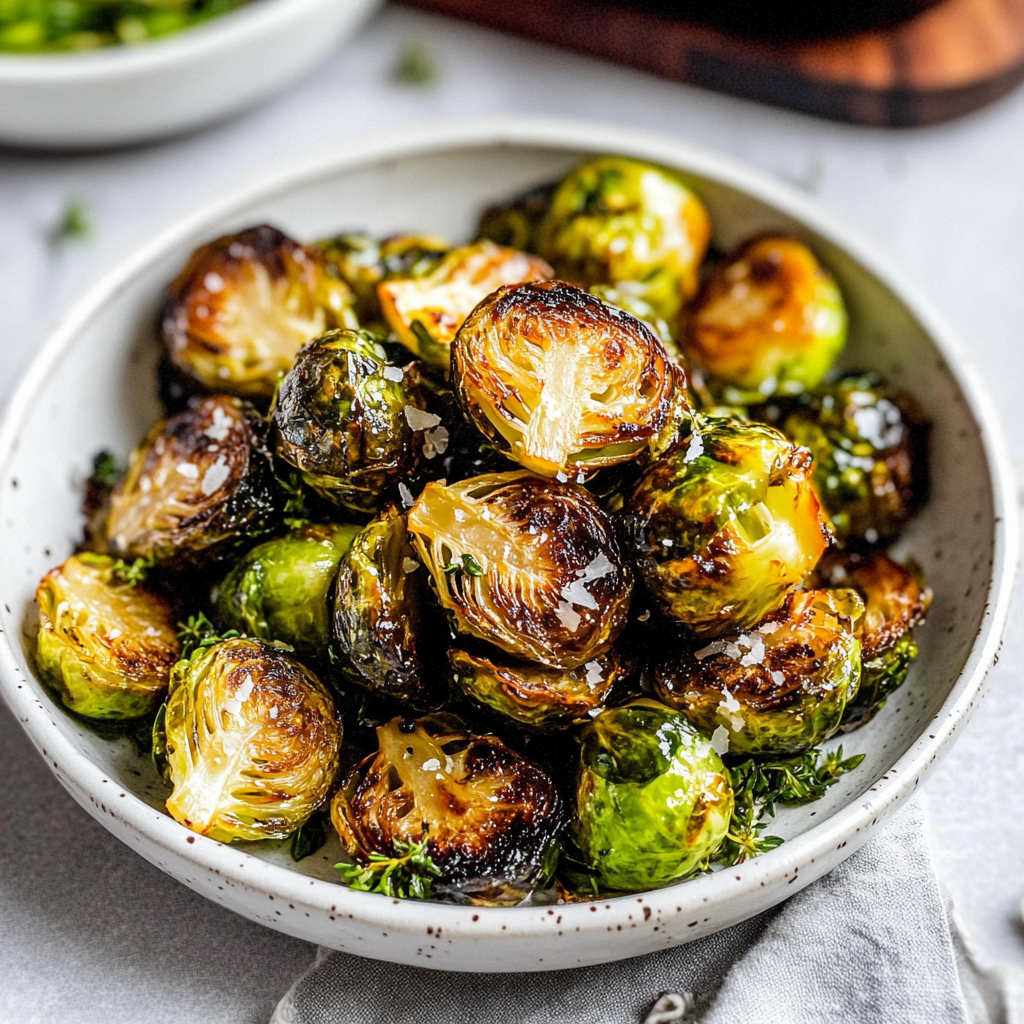 Recipe preparation for brussels sprouts air fryer