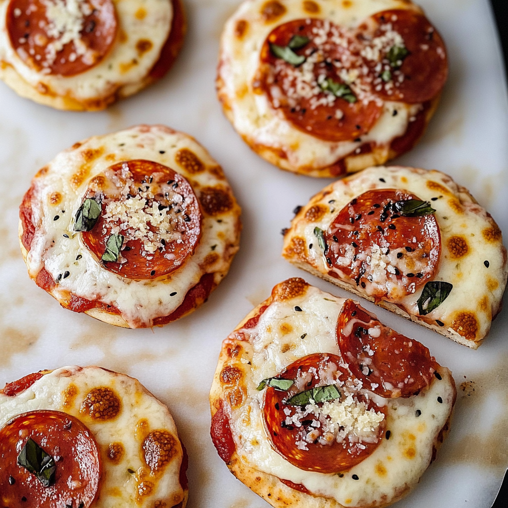 Recipe preparation for english muffin pizza