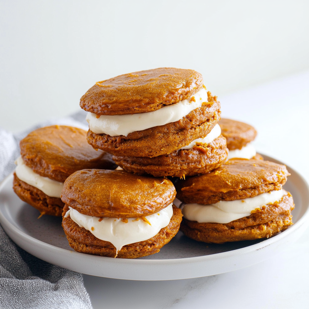 Recipe preparation for pumpkin whoopie pies