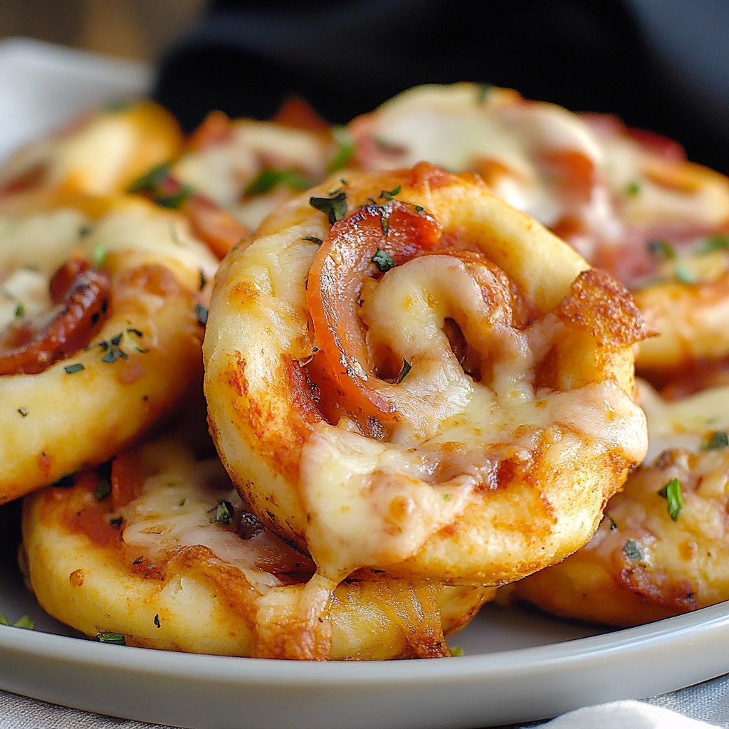 Recipe preparation for pizza pinwheels