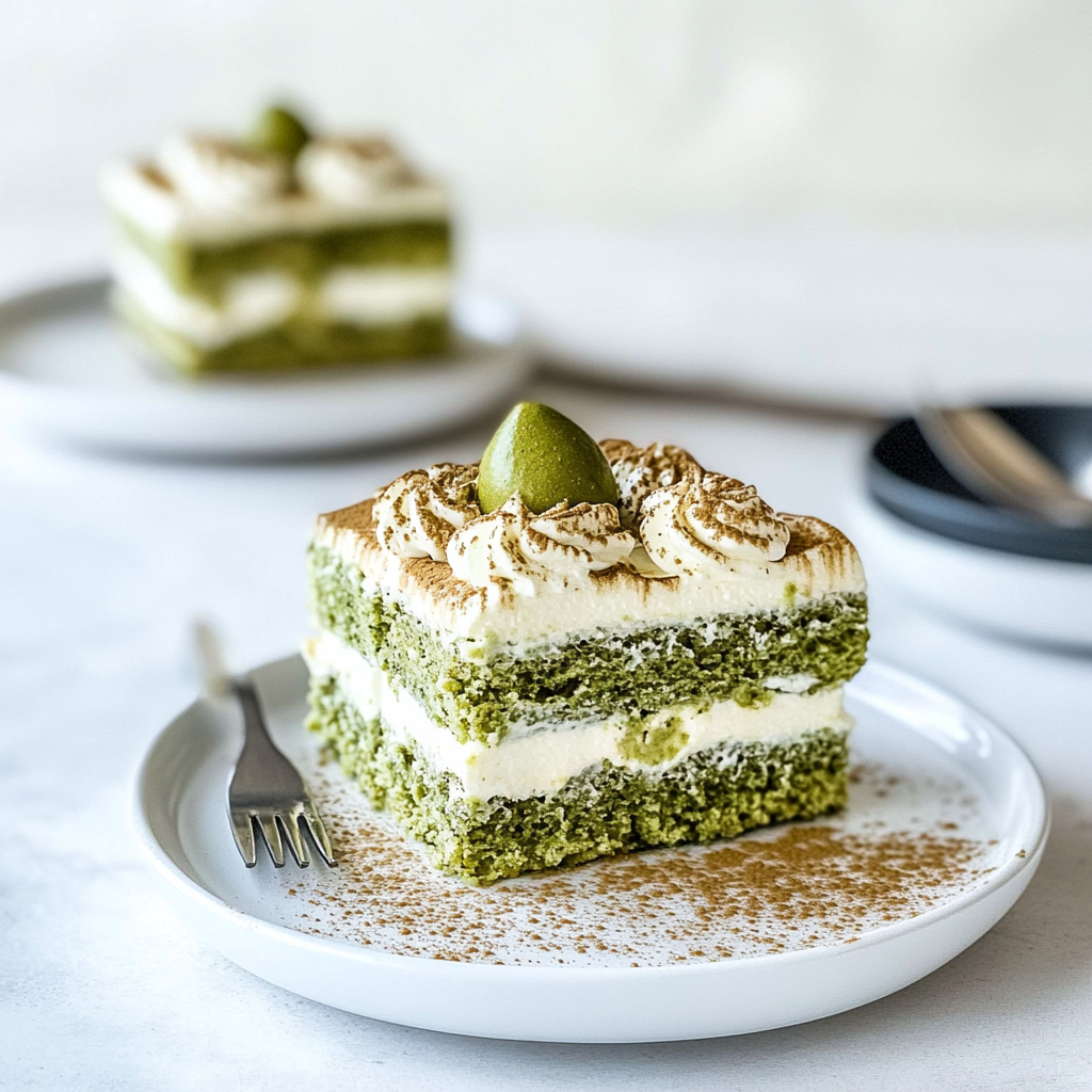 Recipe preparation for matcha tiramisu