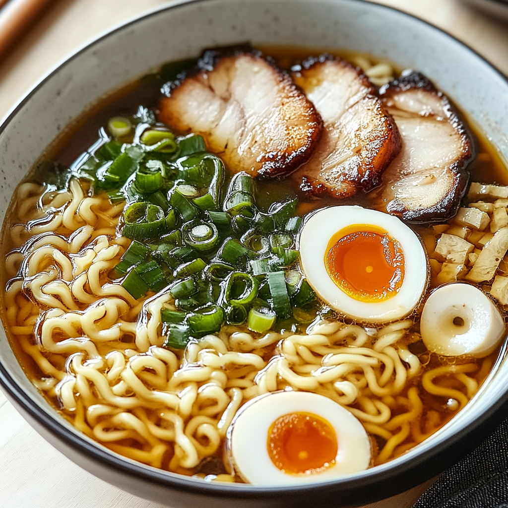 Recipe preparation for homemade ramen recipe