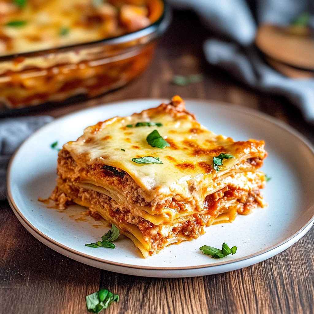 Recipe preparation for classic lasagna recipe