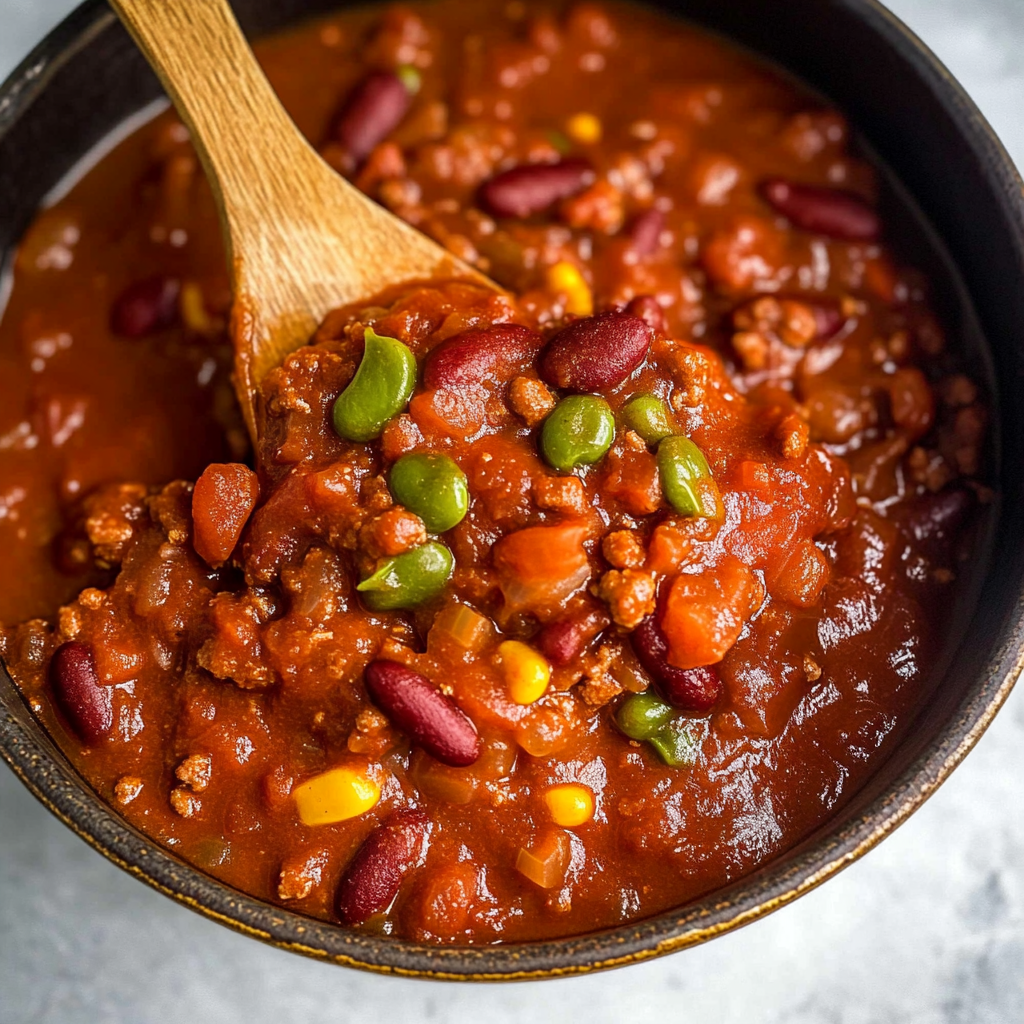 Recipe preparation for vegan chili recipe