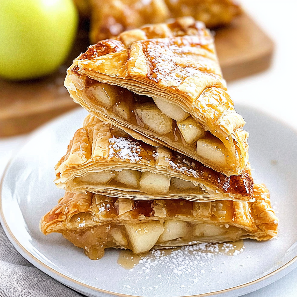 Recipe preparation for apple turnovers