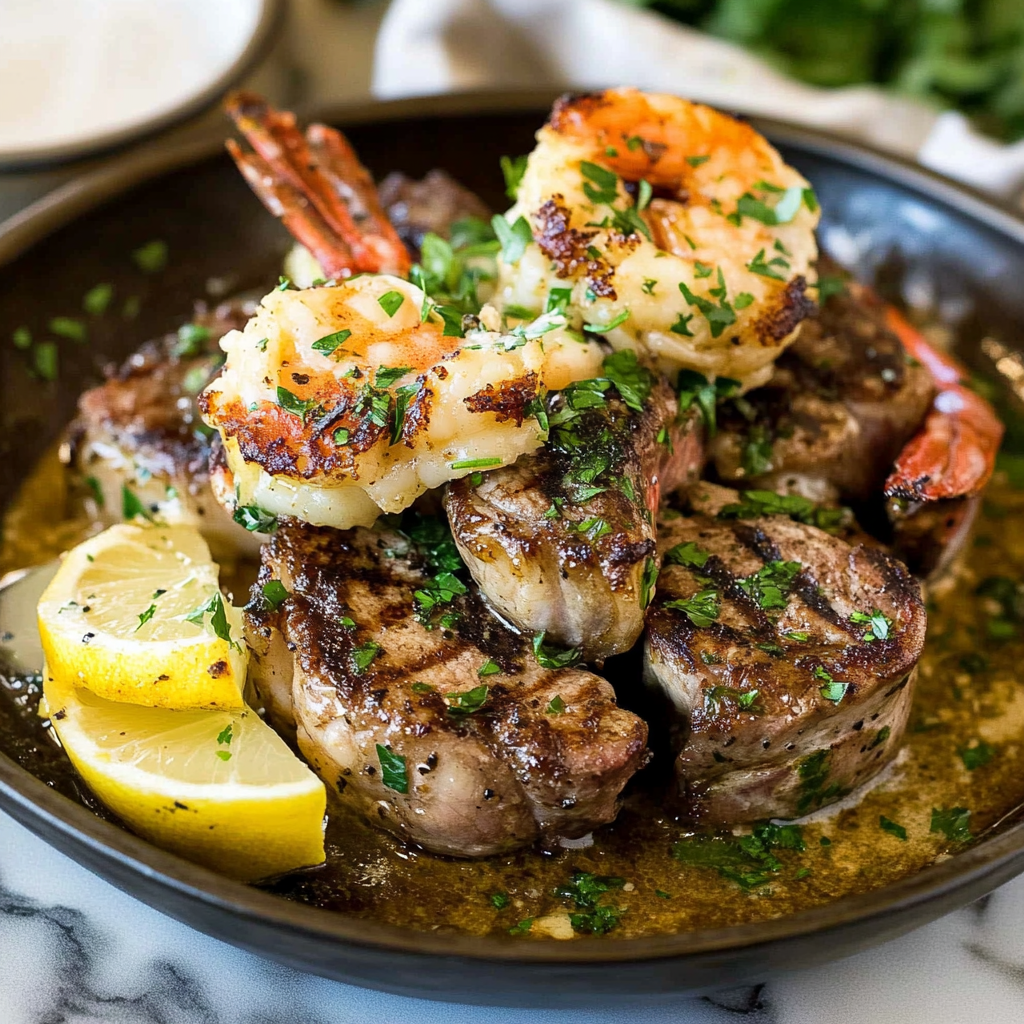 Recipe preparation for surf and turf recipes