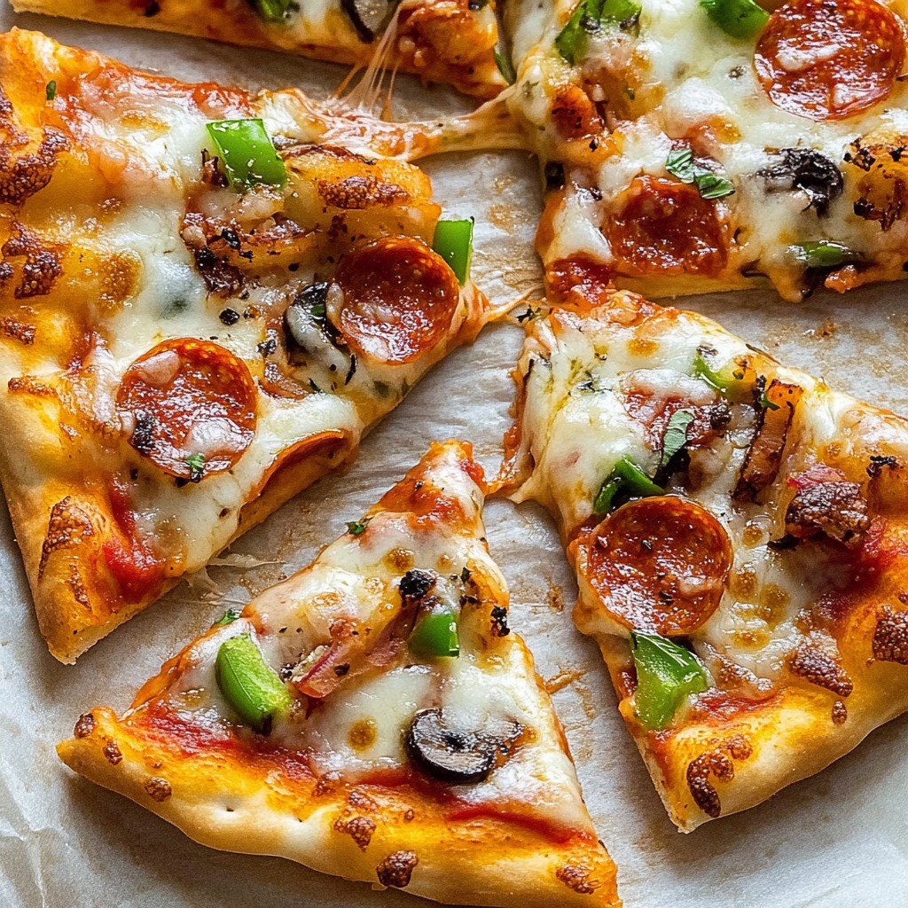 Recipe preparation for naan bread pizza