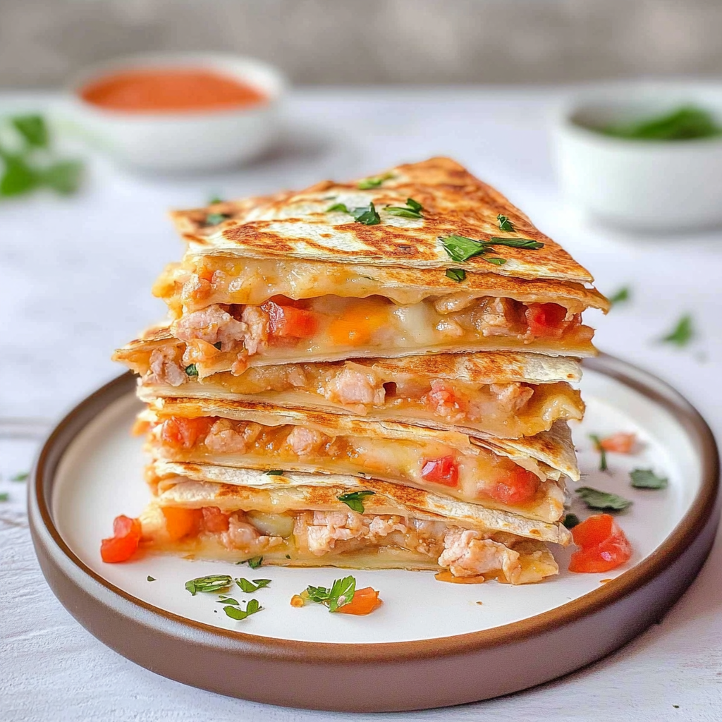 Recipe preparation for air fryer quesadilla