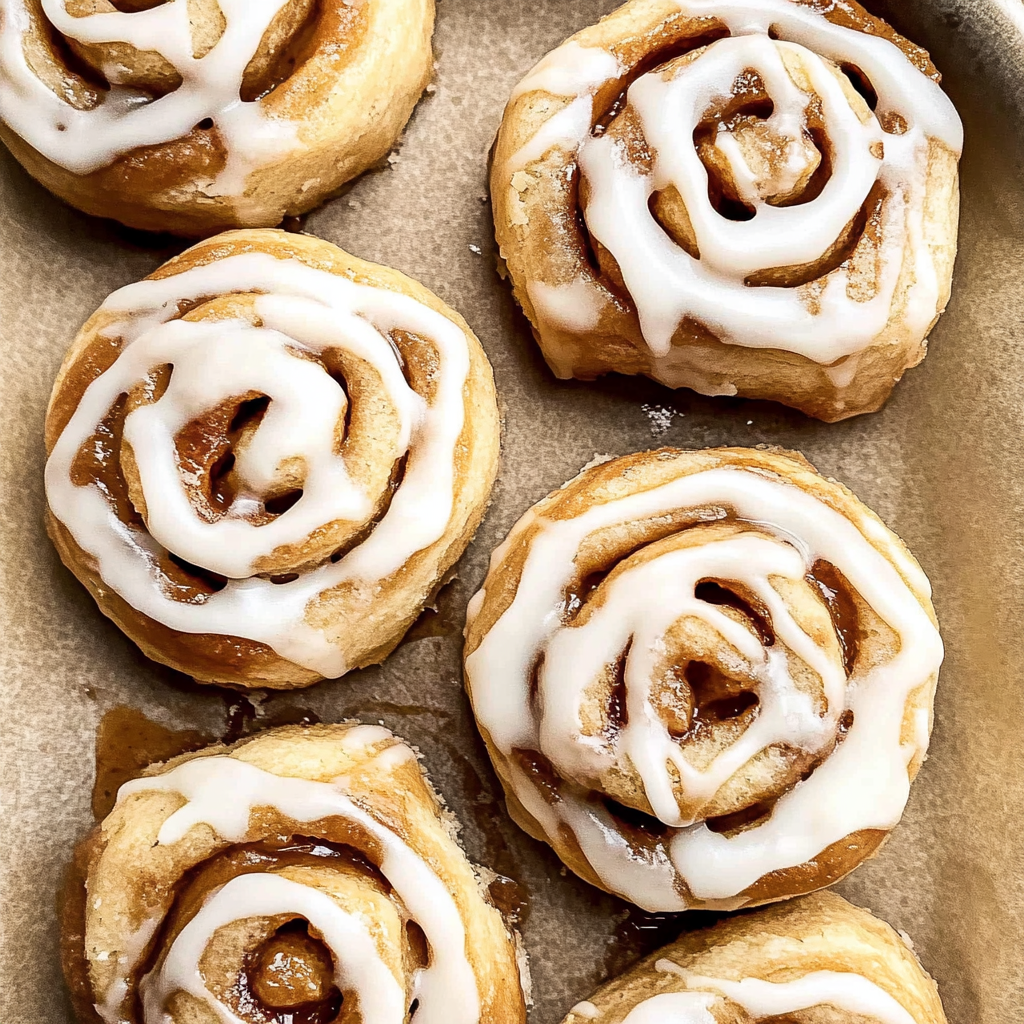 Recipe preparation for cinnamon rolls with cookie butter filling