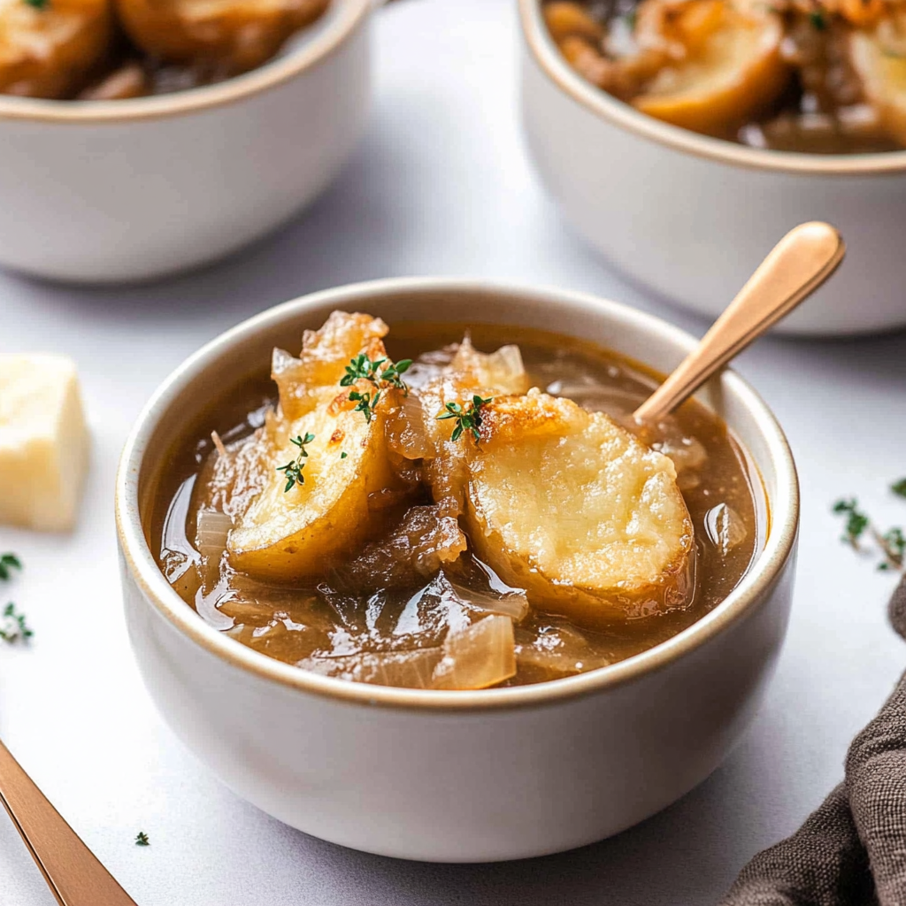 Recipe preparation for french onion soup recipe