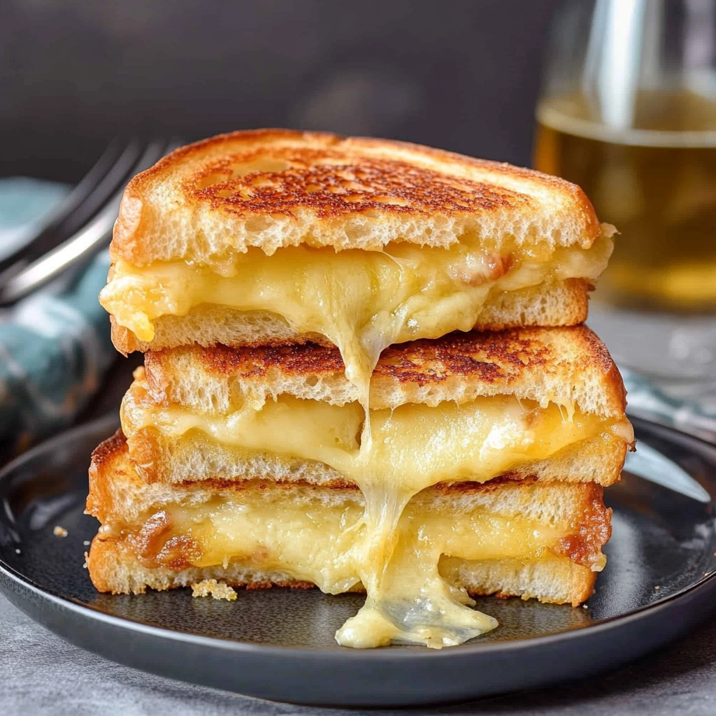 Recipe preparation for air fryer grilled cheese