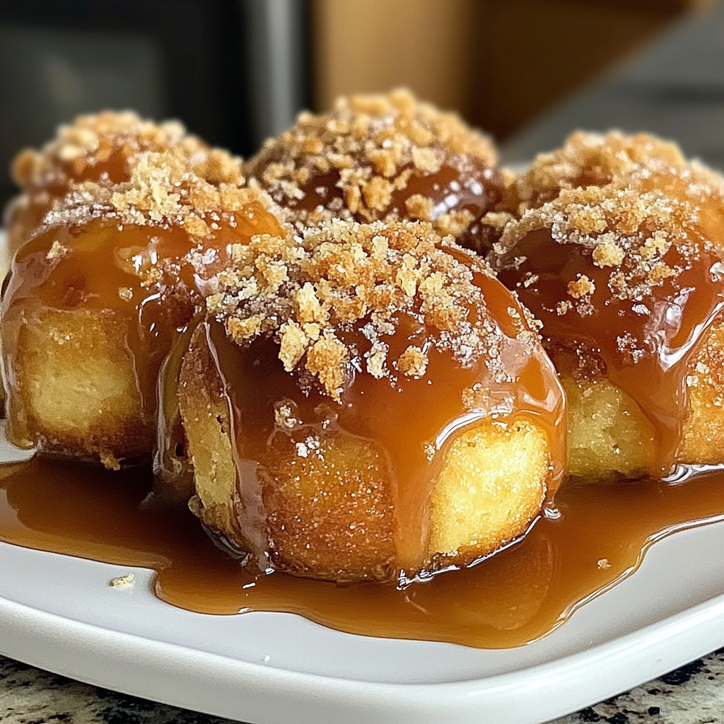 Recipe preparation for Apple Caramel Bombs