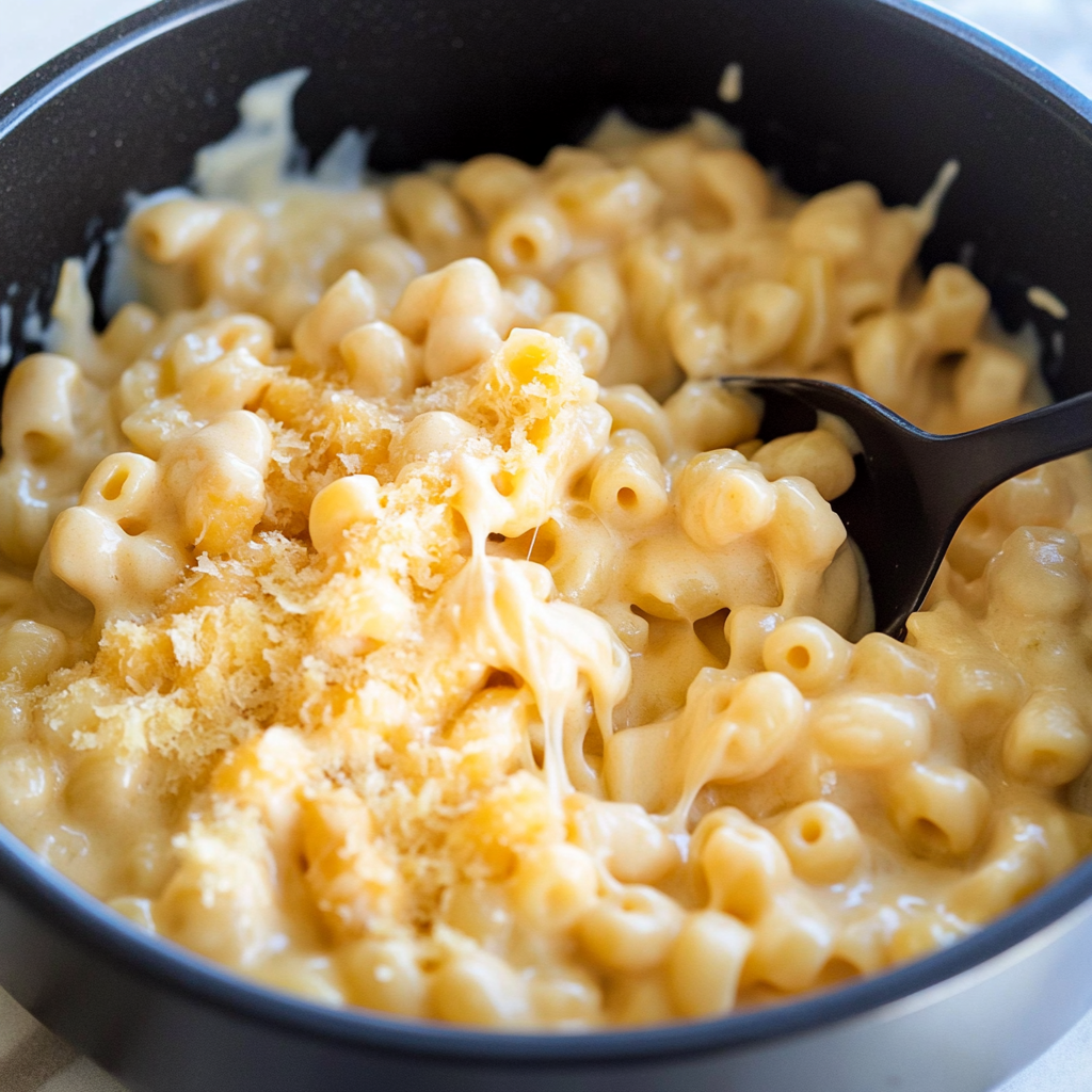 Recipe preparation for mac & cheese