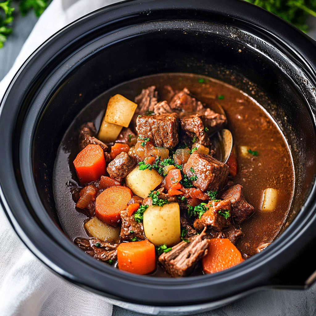 Recipe preparation for beef stew crock pot recipes