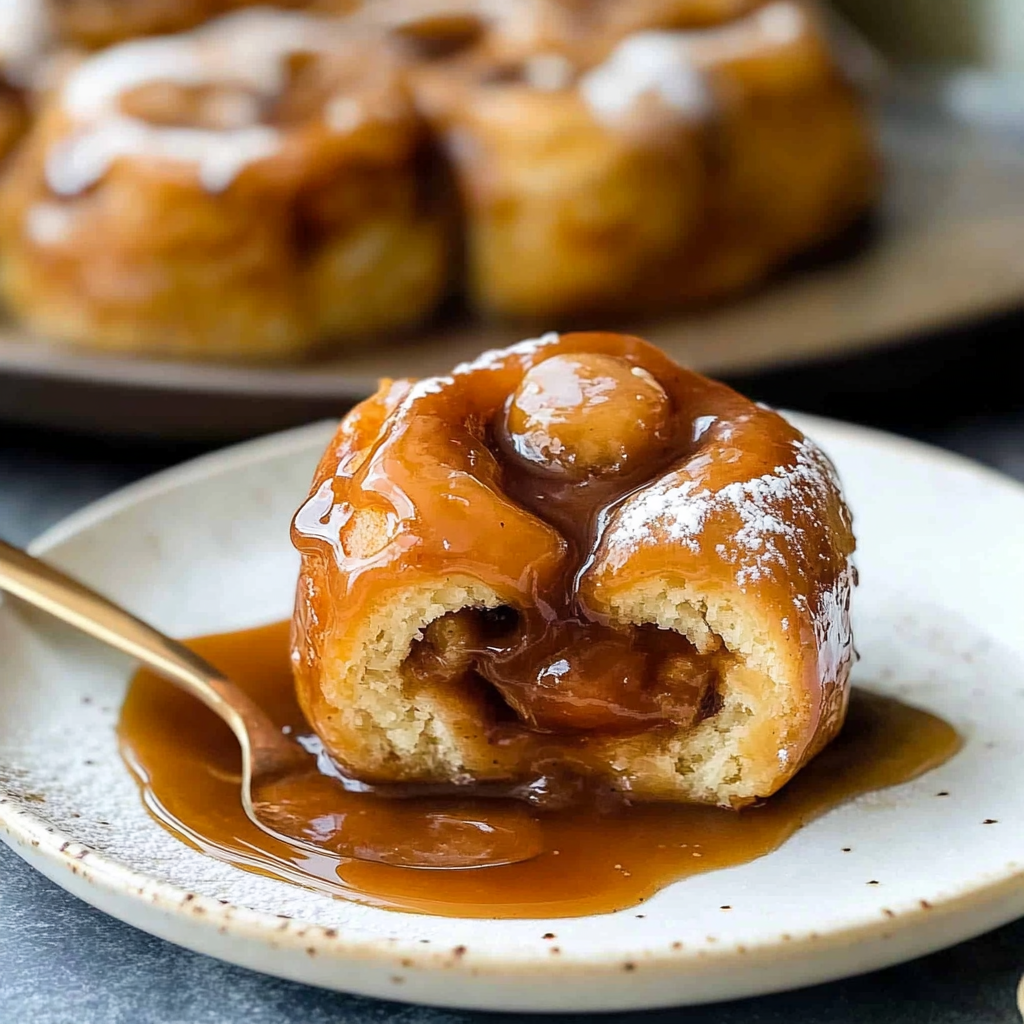 Recipe preparation for caramel rolls