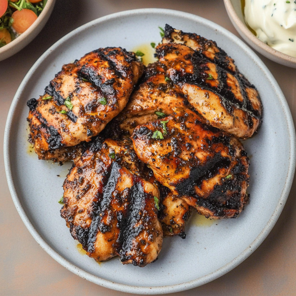 Recipe preparation for greek yogurt marinated chicken