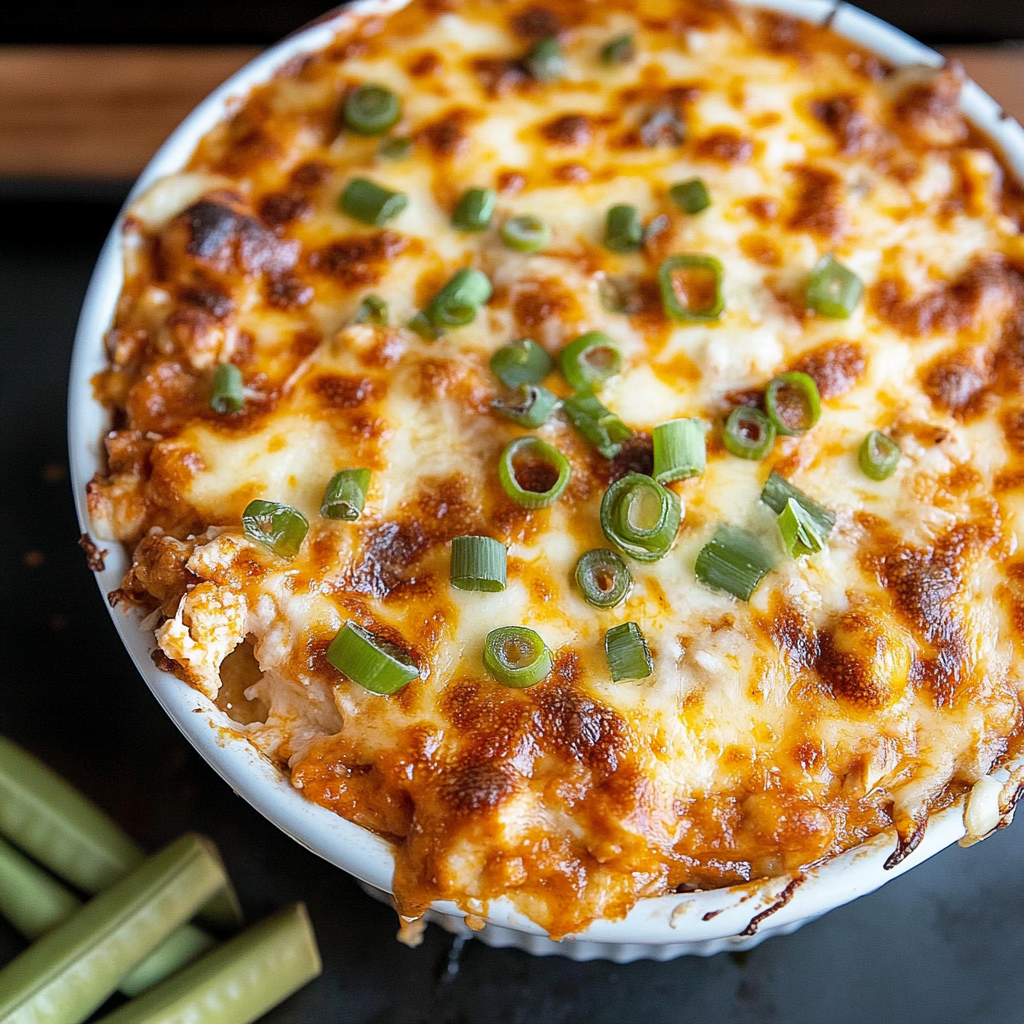 Recipe preparation for buffalo chicken dip
