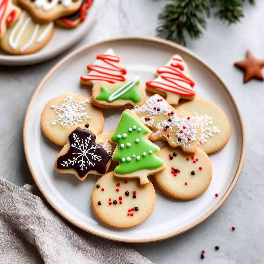 Recipe preparation for sugar cookies christmas