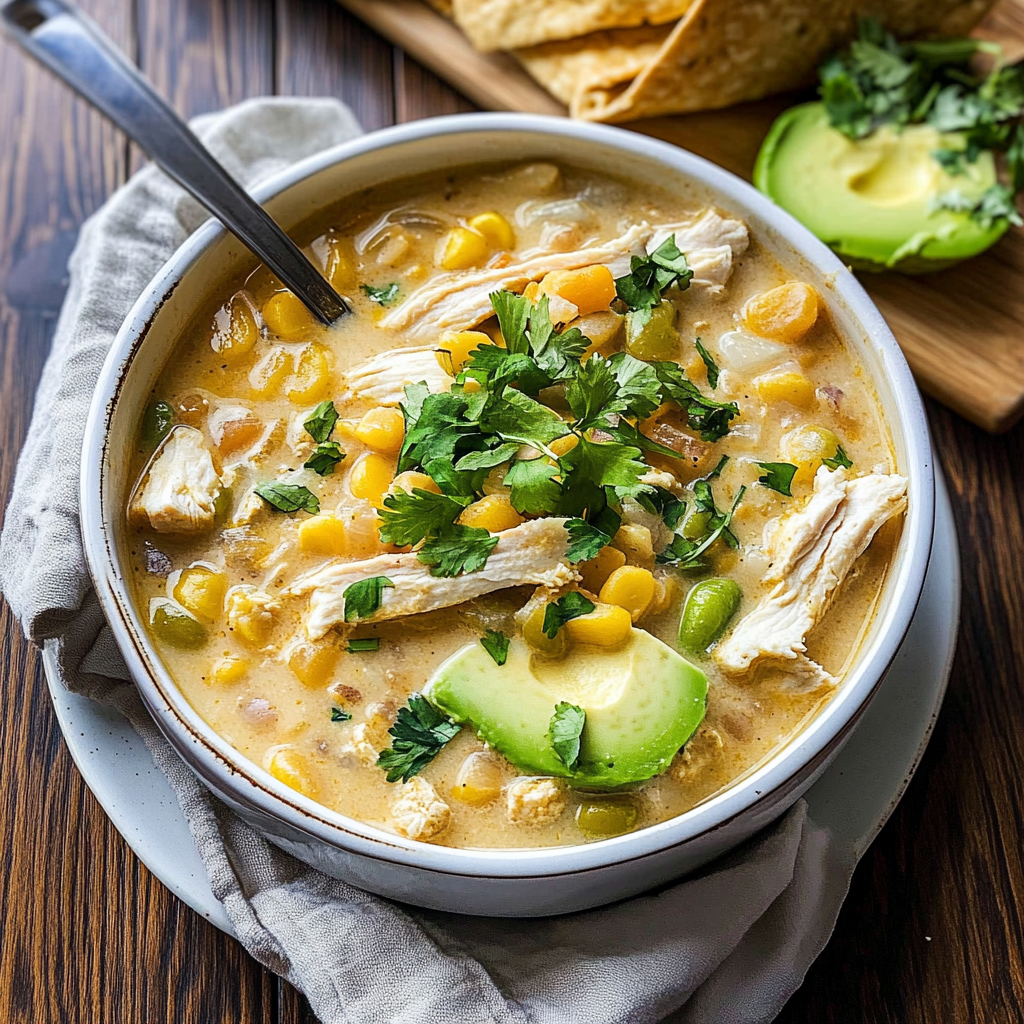 Recipe preparation for white chicken chili