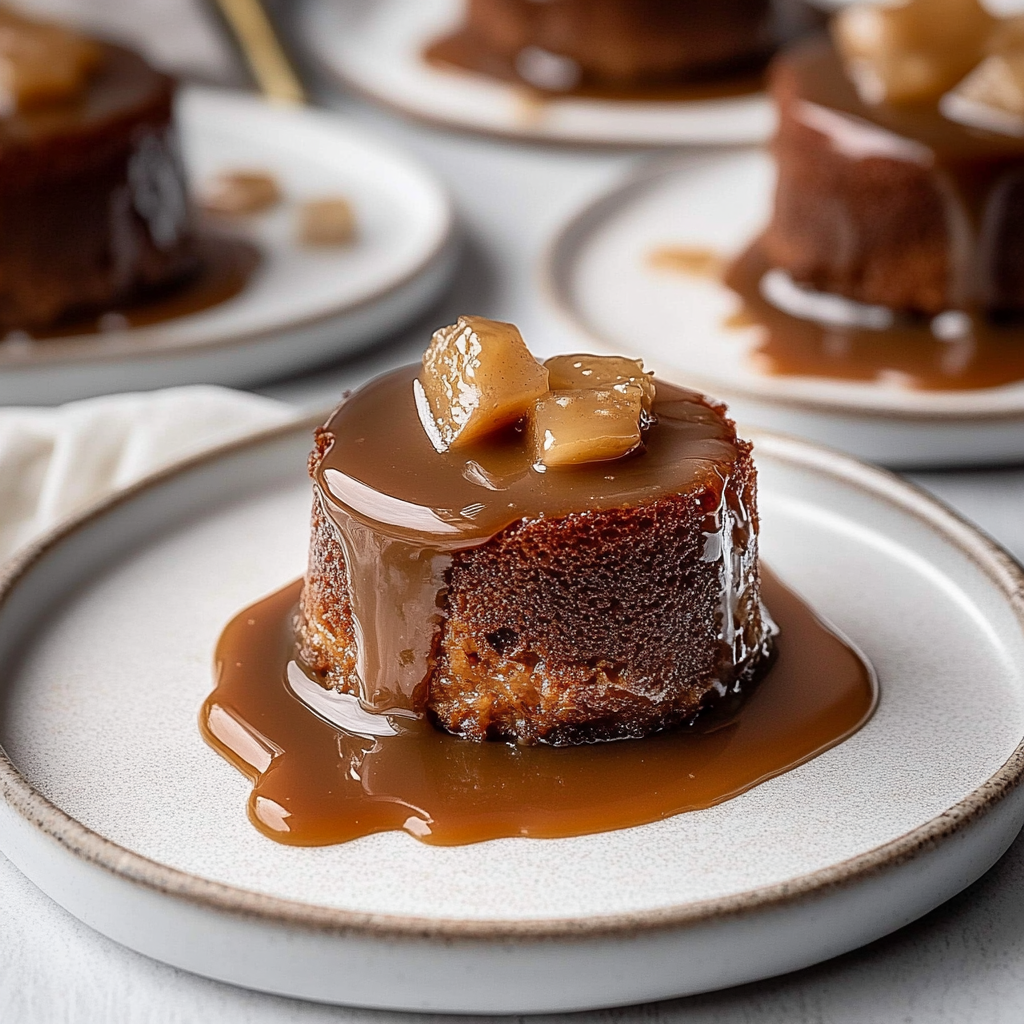 Recipe preparation for sticky toffee pudding