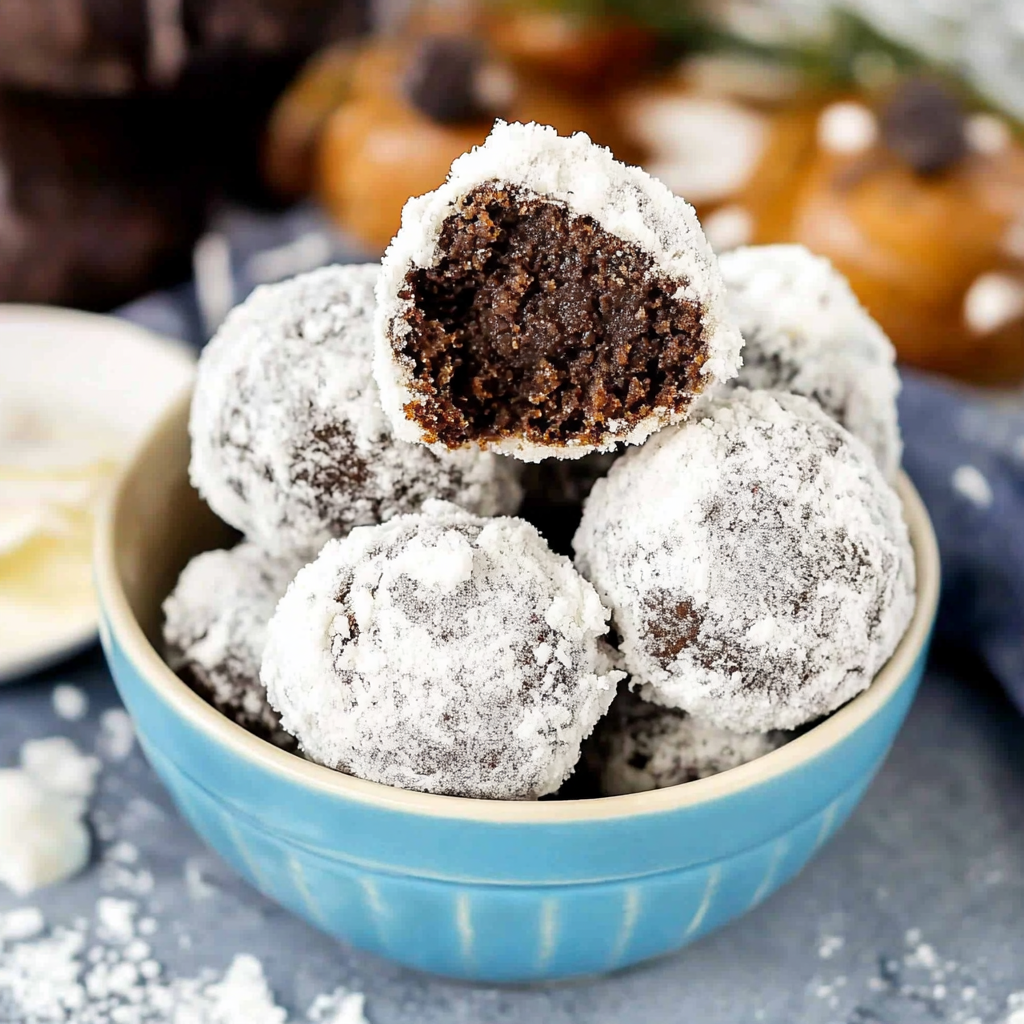 Recipe preparation for snowball cookies