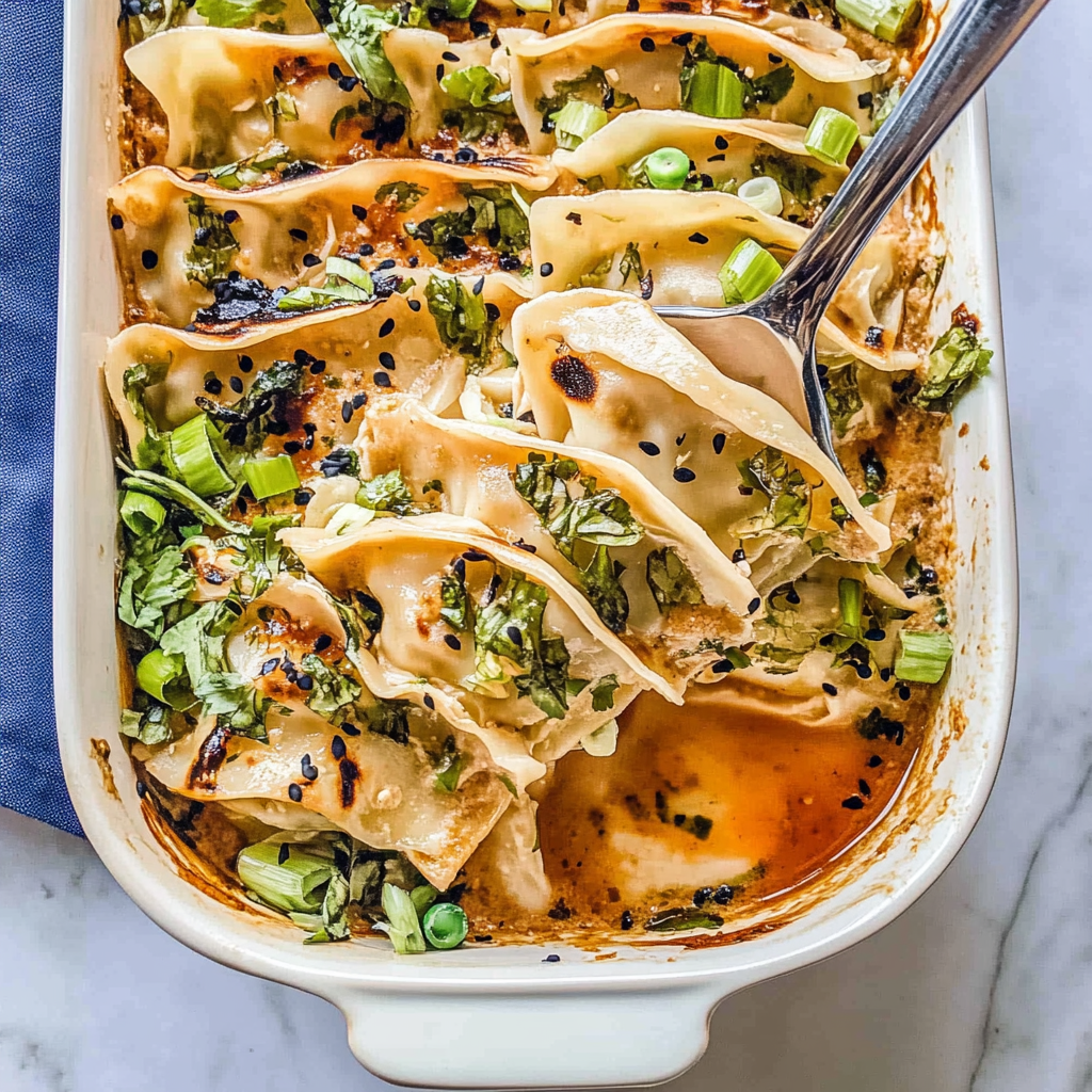 Recipe preparation for dumpling bake recipe