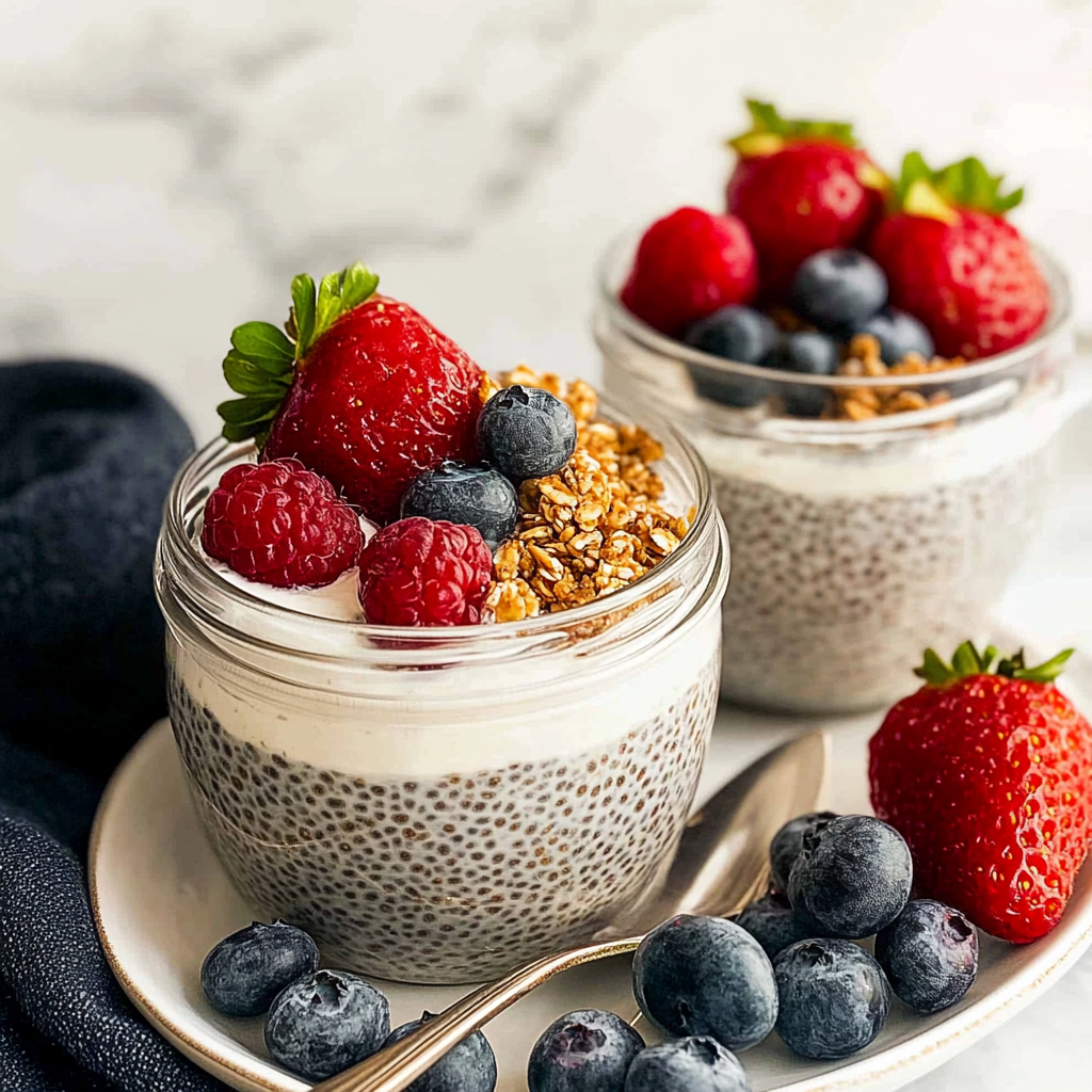 Recipe preparation for chia pudding