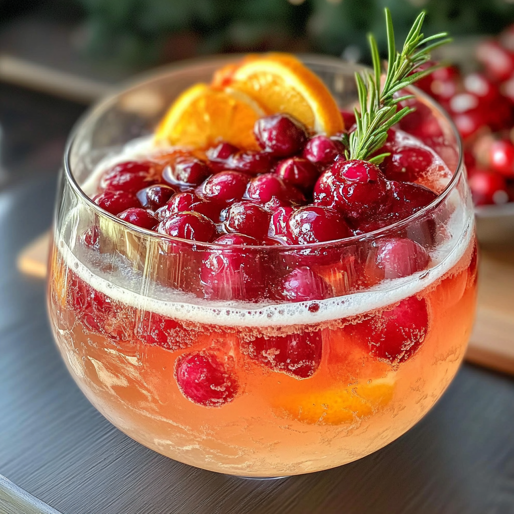 Recipe preparation for Easy Holiday Punch Recipe