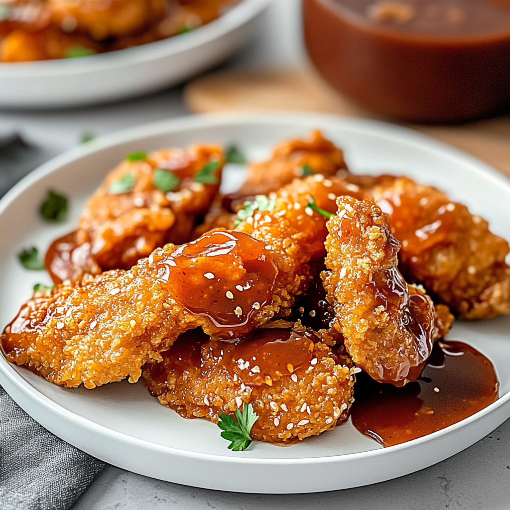 Recipe preparation for hot honey chicken