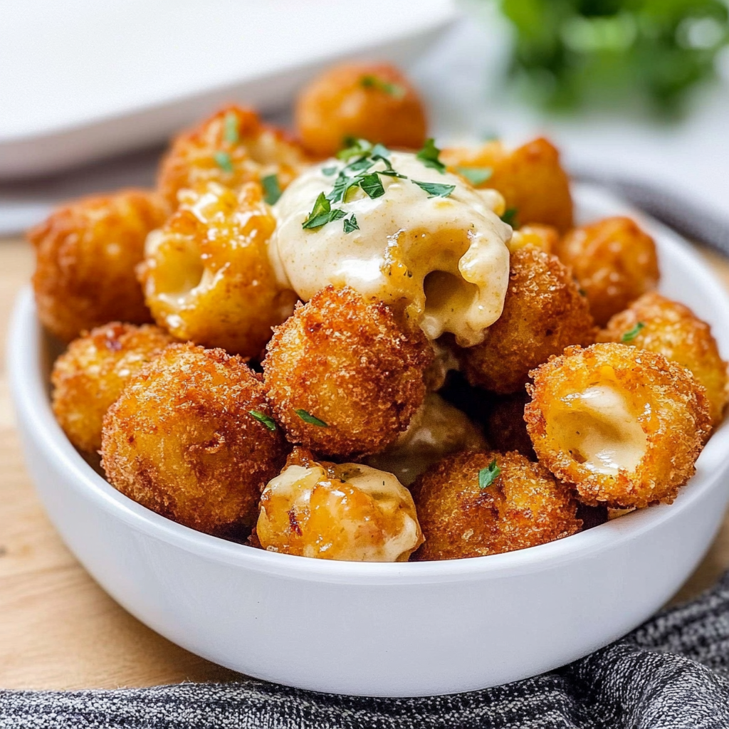 Recipe preparation for mac and cheese bites