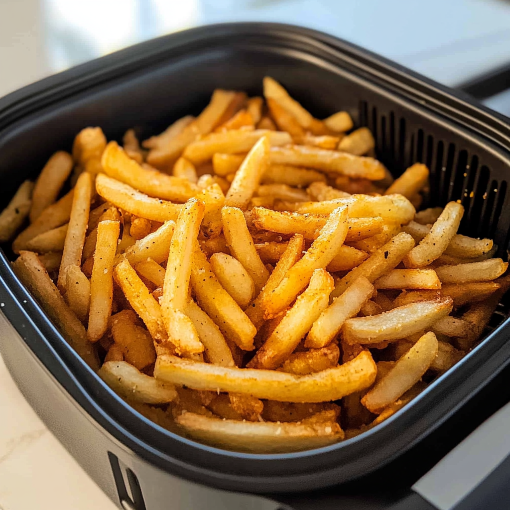 Recipe preparation for air fryer french fries