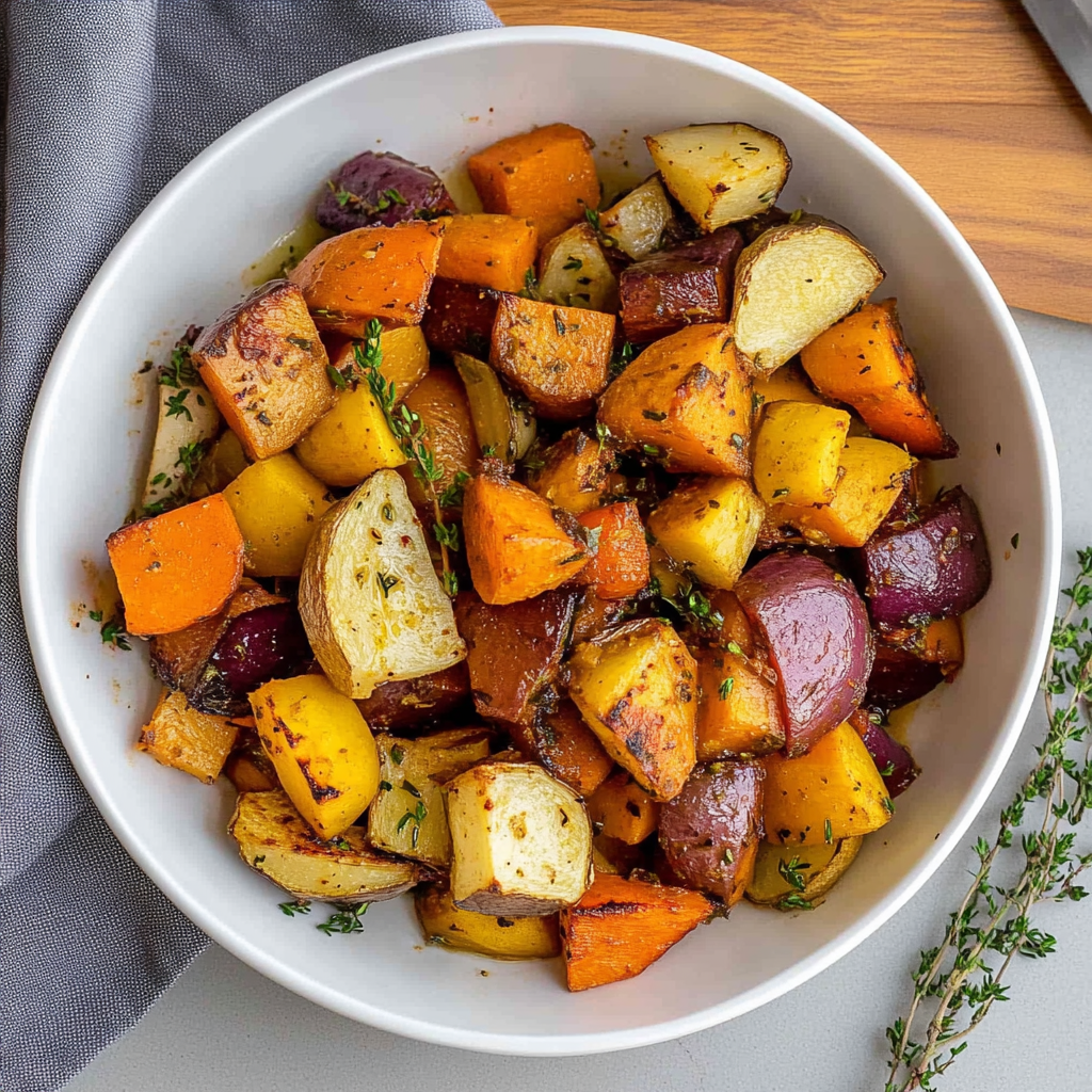 Recipe preparation for root vegetables recipe