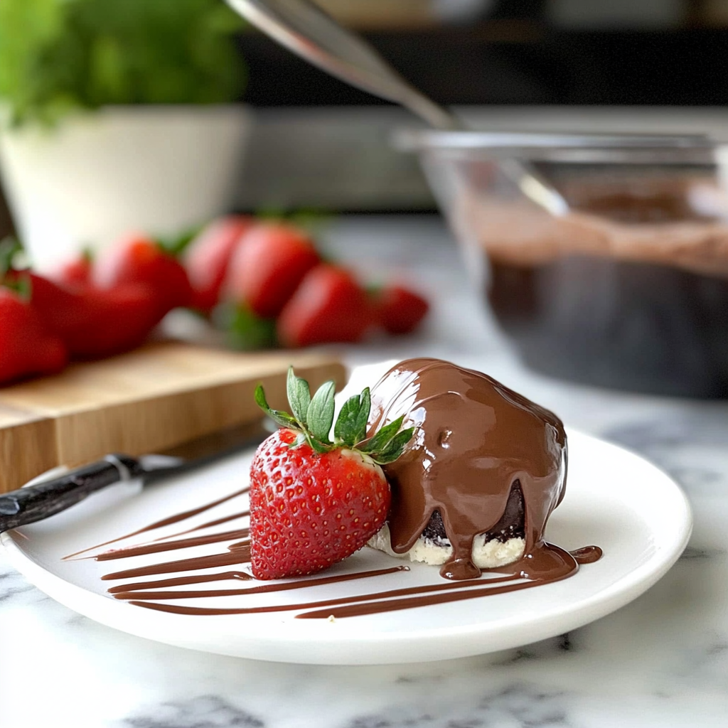 Recipe preparation for Chocolate Covered Strawberries